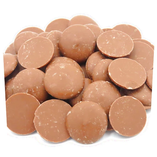 Beulah's MERCKENS Coating Wafers, Milk Melting Chocolate, Cocoa Lite, 5 Pound Package