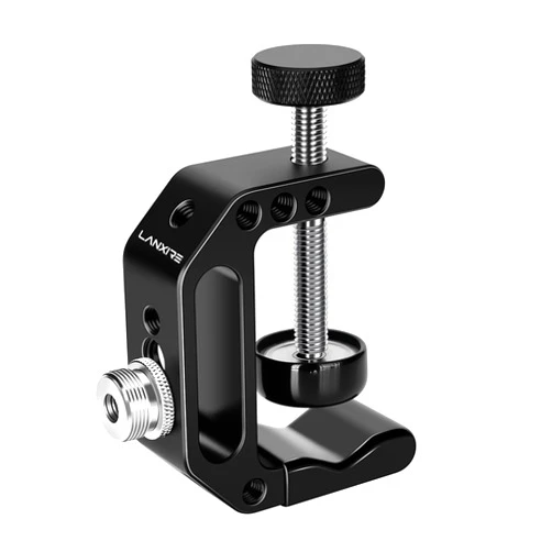 LANXIRE Microphone Holder C Clamp with 1/4
