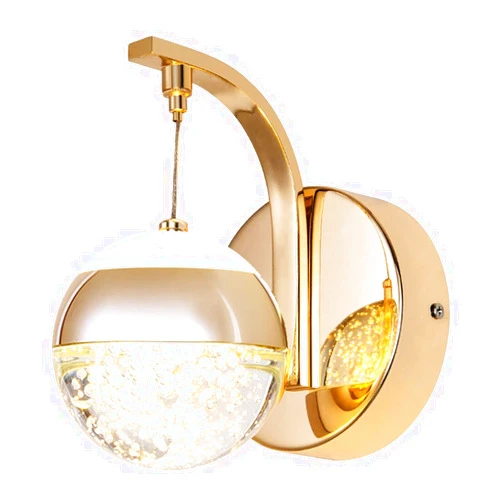 Dxb-shop Wall Sconces, Wall Lamp LED Wall Lamp Nordic Modern Creative Crystal Wall Lamp Living Room Bedroom Background Wall Decorative Lighting Wall Lamp Wall Mount Light (Color : A)