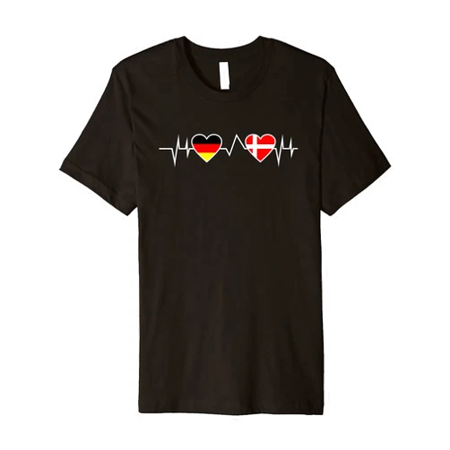 Dänisch Däne Dänemark Geschenkidee Danish German Heruschlag Germany Denmark Premium T-Shirt