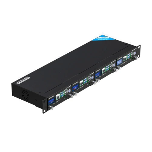 UCTRONICS Pi 5 Rack Pro, 1U Rack Mount with 4 × M.2 NVMe SSD Base, PCIe to NVMe, Safe Shutdown, 0.96
