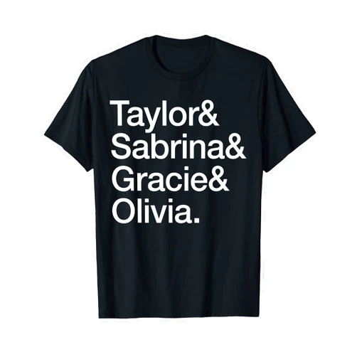 Retro Girl Taylor First Name Personalized Apparel Unisex-Kids T-Shirt Black Small Modern Crew Neck Short Sleeve T-Shirt