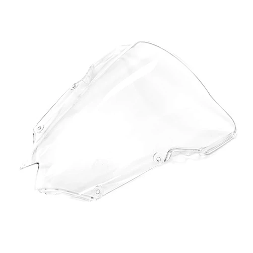 HTTMT- Clear Windshield Windscreen Double Bubble Compatible with 2008-2013 YZFR6 YZF R6 Motorcycle Windshield Wind Screen [P/N: CFP-1334-3-CL]