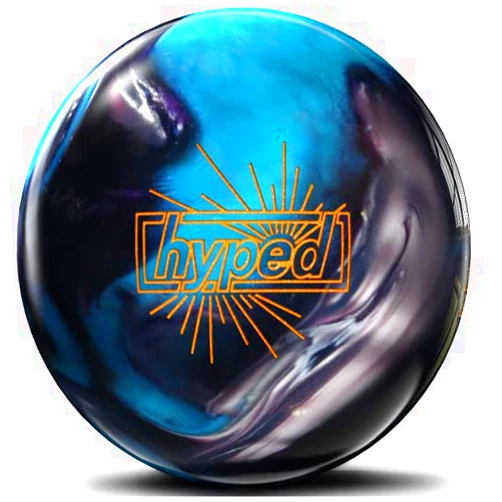 Roto Grip Bowling Products Roto Grip Hyped Pearl Blk/Blu/Char 15lb