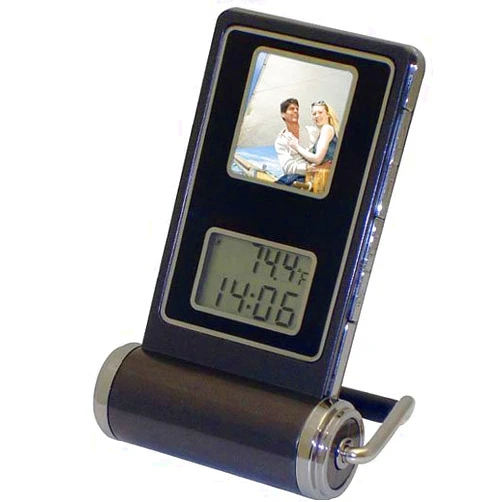 Mustek PF-E150 TravelFoto Travel Digital Photo Frame / Alarm Clock
