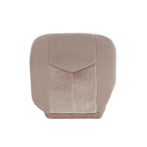 Auto Champ Of Texas Driver-Side Bottom Cloth Seat Cover Replacement Compatible with 2003-2007 GMC Sierra 1500 2500 3500 - Tan