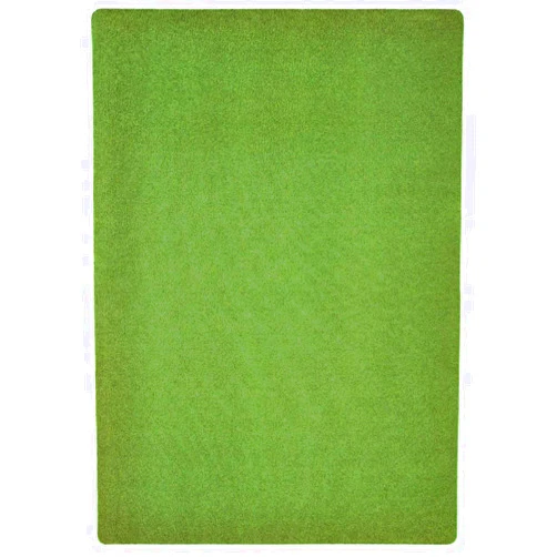 Carpets for Kids 5112.3010 KIDply Soft Solids Collection Carpet in Grass Green 8ft 4in x 12ft Rectangle Green