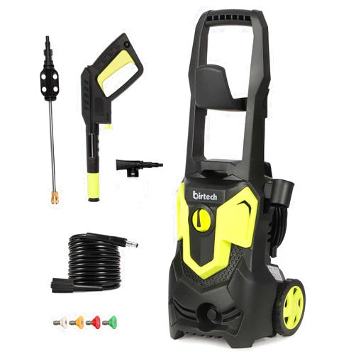 Fazil 4000PSI Electric Pressure Washer, 1.8GPM High Power Washer Machine with 4 Quick Connect Spray Nozzles and Detergent Tank for Cleaning, Cars, Decks, Driveways, Patios