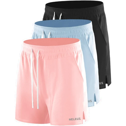 NELEUS Men's 7 inch Running Shorts Athletic Gym Workout Shorts with Pockets