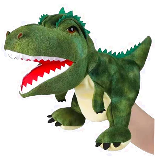 JUSTQUNSEEN Puppets Hand Puppets Puppets for Kids, Dinosaur Hand Puppets Dinosaur Toys Plush Puppet Stuffed Hand Puppet Dinosaur Toy,Puppet Story Toys Dinosaur Puppets Dinosaur Toys for Kids 3 5 7 8 12