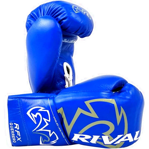 RIVAL Boxing RFX-Guerrero Pro Fight Gloves, HDE-F Hard, Lace-up Closure, Stiffer & Firmer Feel, Approved for Competition