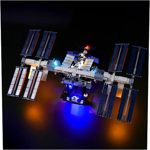 YANGJIAN LED Light kit for Lego 21321 International Space Station,Compatible with Lego 21321 (Light only, no Lego Model)