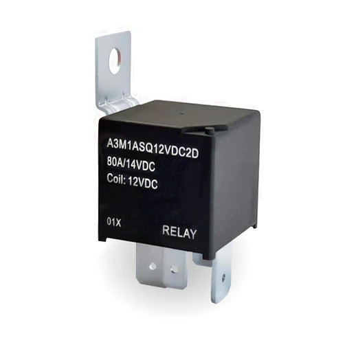Rizees (2PCS) A3M1ASQ12VDC2D Relay Automotive SPST 80A 12V