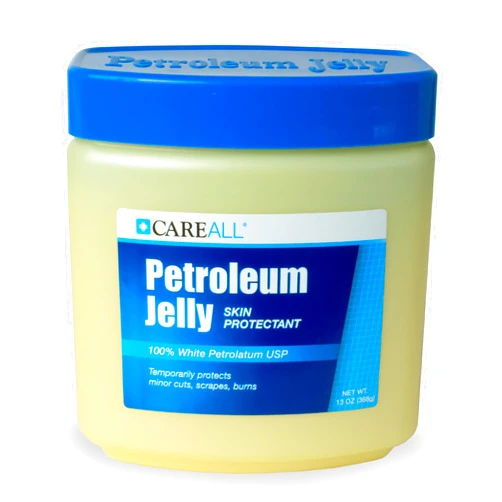 CareAll Petroleum Jelly 13 Oz Jar., Unscented, 100% Pure White Petrolatum Jelly USP, Protectant for Minor Cuts, Scrapes, Burns. Moisturizer for Dry Skin and Lips.