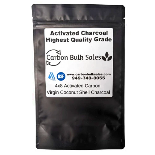Carbon Bulk Sales Activated Carbon for Air Filtration - 4x8 Mesh Size (1 Pound)