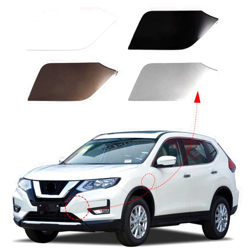 CZShiYue Front Bumper Tow Hook Cover Fit for Nissan X-Trail T32 Rogue 2017 2018 2019 2020 Towing Eye Cap 622A0-6FL0H (Black, Left Driver Side) Xinpinsai