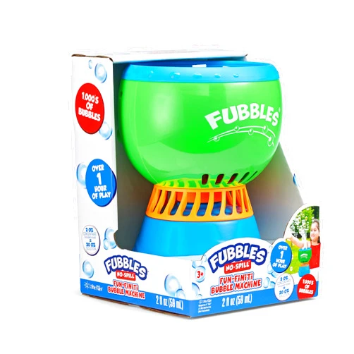 Little Kids Fubbles No-Spill Fun-Finiti Bubble Machine Active Play for Ages 3 to 8