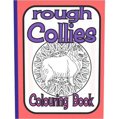 Trevlora Publishing Rough Collies Colouring Book: A collie colouring book (Collies Colouring Books by Trevlora)
