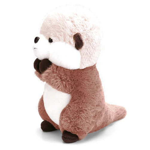 Riuhot Cute Otter Plush Soft Plushie Toy Stuffed Animal Birthday Gift for Kids Children Girls Boys 9.8 Inch Sea Otter Stuffed Animals