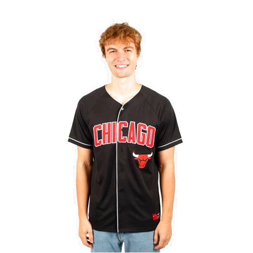 Ultra Game NBA Men's Mesh Button Down Baseball T-Shirt