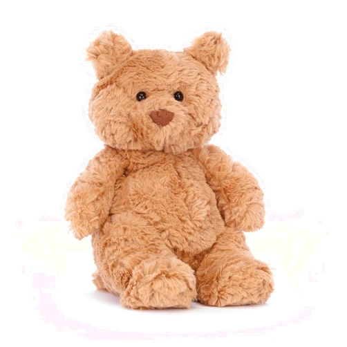 Jellycat Bartholomew Bear Stuffed Animal, Tiny 6 inches - Teddy Bear Plush - Soft and Huggable - Classic Children's Gift