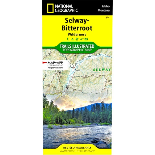 By National Geographic Maps - Trails Illustrated (Author) Selway-Bitterroot Wilderness (National Geographic Trails Illustrated Map, 874)