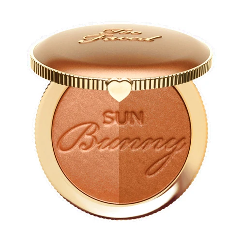 Too Faced Sun Bunny Bronzer | Buildable Luminous Glow for Sun-Kissed Finish + Cruelty Free, 0.28 Ounce