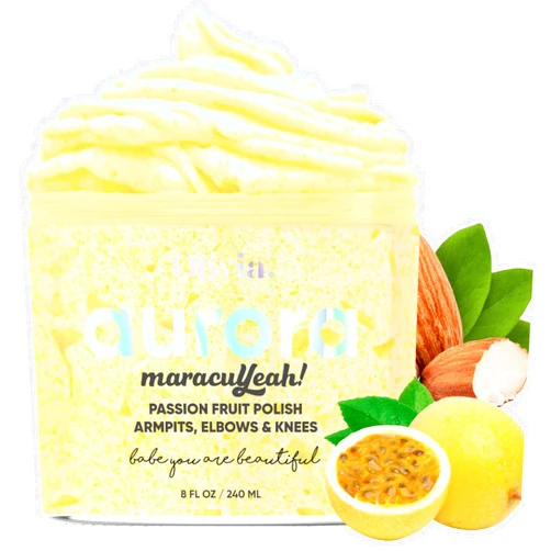 OLIVIA PRIMAVERA Olivia Beauty Leg Scrub - All Natural Exfoliating Body Scrub for Women, Moisturizing Organic Formula to Smooth, Exfoliate, and Hydrate Sensitive Skin - Provides Lasting Care and Pure Grace - 8 Oz