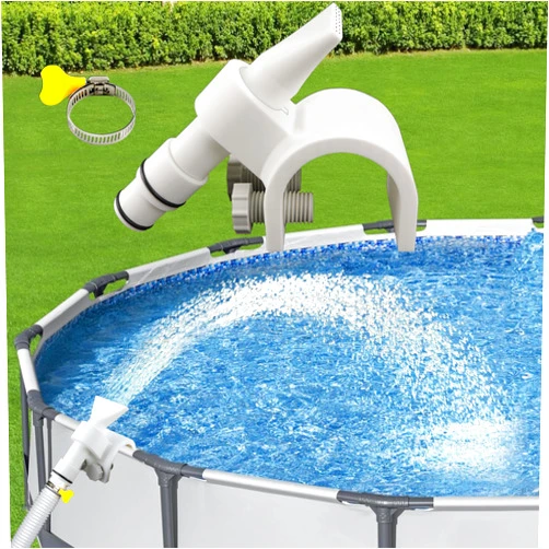 GFYYBKJ Pool Fountain for Above Ground Pools Only, Compatible with INTEX Above Ground Pools & Bestway Swimming Pools Above Ground, Fits Metal Frame and Ultra Frame Pools, Above Ground Pool Cooler Accessories