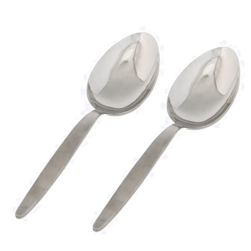 BNAZIND Gray Kunz Sauce Spoon | Pack of 2 | Kunz Spoon Set | 18/10 Stainless Steel Plating Spoon | 9 Inch Basting Spoon | Quenelle Chef Spoon |Cooking Utensils Spoon | Dinner Serving Spoon