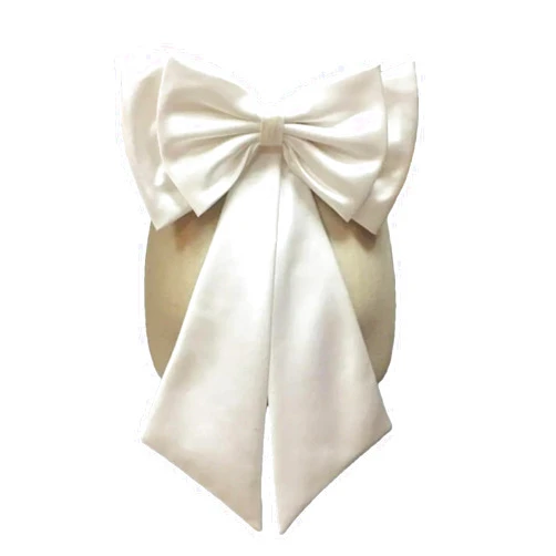 VEPYCLY Separate Satin Bow Detachable Bridal Dress Satin Knot Accessories Knot Belt for Bride
