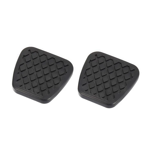 A ABSOPRO Brake Clutch Pedal Pad Cover 46545-SA5-000 for Honda Civic 1984-1986 1989-2003 2006-2015 Rubber Black (Set of 2)