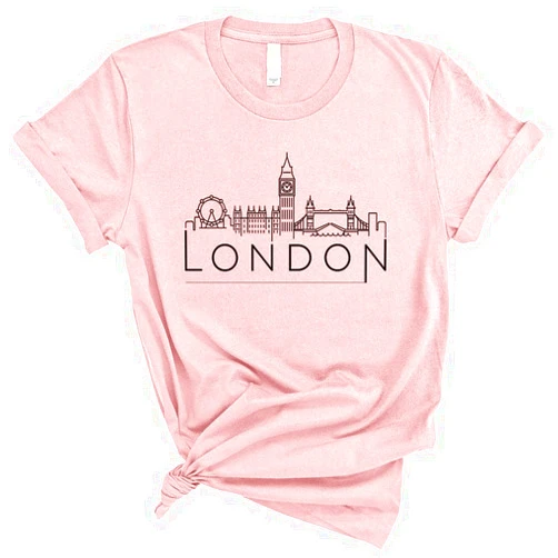 TeesAndTankYou Skyline London England Shirt Unisex