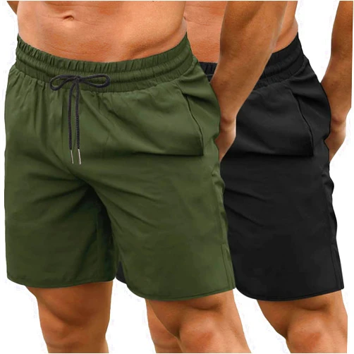 COOFANDY Men's 2 Pack Gym Workout Shorts 7 Inch Quick Dry Athletic Shorts Lightweight Running Shorts with Pockets