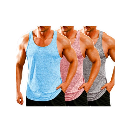 COOFANDY Men's 3 Pack Gym Tank Tops Y-Back Workout Muscle Tee Training Bodybuilding Fitness Sleeveless T Shirts