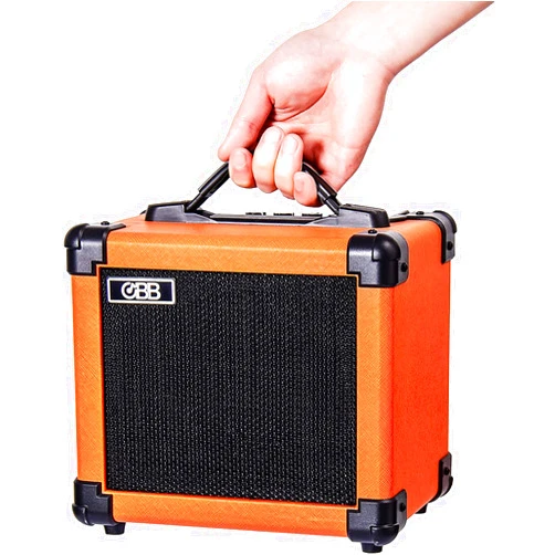 OBB Dual-Powered Bluetooth Guitar Amp, Portable Electric Guitar Amplifier with 10W Speaker, Guitar Amplifier Includes Gain/Bass/Treble knob