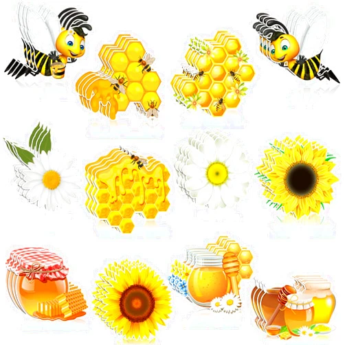 Hotop 48 Pieces Bee Theme Cutouts Classroom Bulletin Board Decoration Honey Honeycombs House Daisy Sunflowers Cutouts for Chalkboard Wall Bee Birthday Party Decor