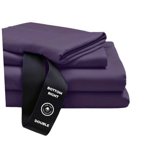 THE LAD COLLECTIVE 3.0 King Bedding Set - King Bedding Sets - 4-Piece Bedset w/Fitted Sheet, Top Sheet & 2 Standard Pillowcases [Duvet Not Included] - Bamboo-Cotton - Yosemite [Charcoal]
