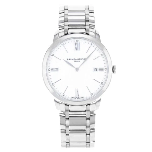 Baume & Mercier Baume et Mercier Classima White Dial Men's Watch 10354