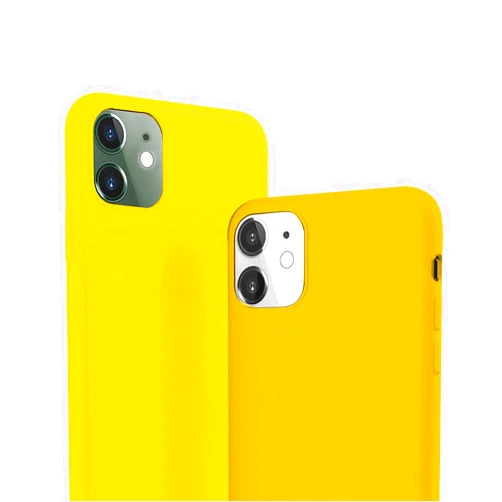 DNZPFU Designed for iPhone 11 Case, Shockproof Protective Phone Case Slim Thin Cover 6.1 inch 2019, Yellow