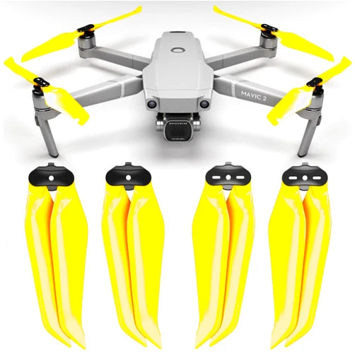 Master Airscrew Stealth Propellers for DJI Mavic 2 - Yellow, 4 pcs