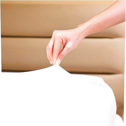 Anex Linen 100% Combed Cotton King Size 1 Pc Fitted Sheet 600 TC, 4 Way Stretch Lightweight Comfortable King/White Only Fitted Sheet Soft Sateen Weave Easy Fit Mattress Upto 12