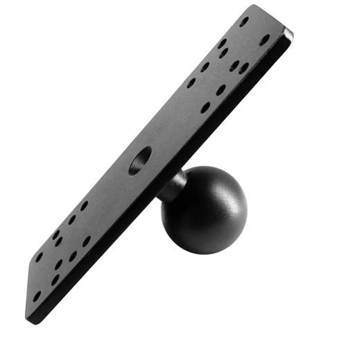 WINDFRD Aluminum Fish Finder Mount with 1.5 Inches/C Size / 38mm Ball, Universal Mounting Plate for Garmin, Lowrance and More, Compatible with RAM Mount, Scotty, iBOLT and More Arm