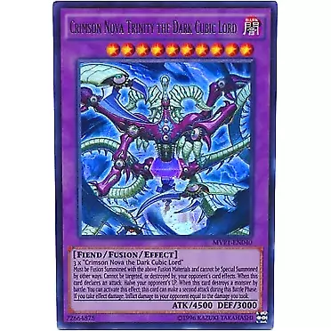 Yu-Gi-Oh! - Crimson Nova Trinity The Dark Cubic Lord - MVP1-EN040 - Ultra Rare - Unlimited Edition - The Dark Side of Dimensions Movie Pack