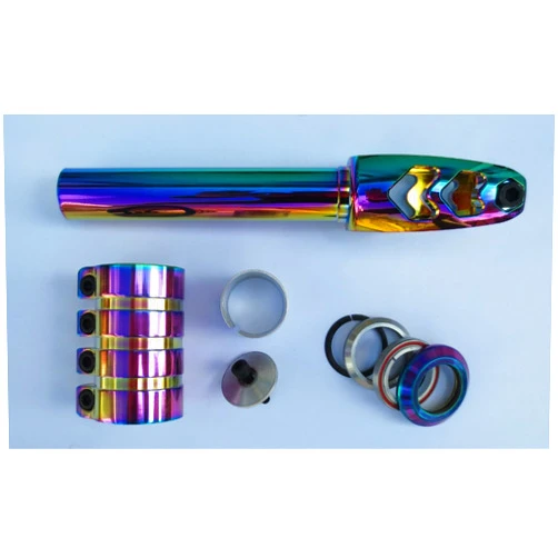 DropIn Scooters DIS Threadless Integrated Oil Slick SCS Upgrade Package 120mm Neochrome