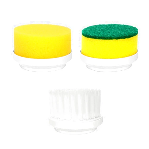 Giusuemp Electric Cleaning Brush Head Attachment Set, Electric Spin Scrubber Replacement Brush Heads for Cleaning/Kitchen/Sink/Tile/Floor/Wall/Bathtub (3PCS)