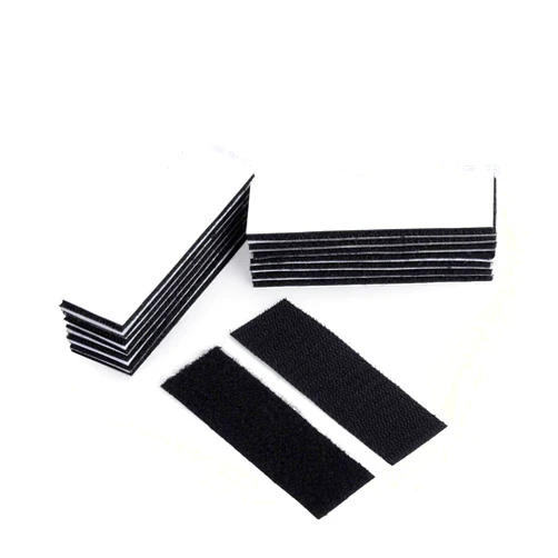 BRAVESHINE Heavy-Weight Hook and Loop Strips with Adhesive - Strong Sticky-Back Fasteners - Double Sided Mounting Tape for Home or Office Use Holds Picture Frame and Tools - 15 Pack 1.2x4 Inch