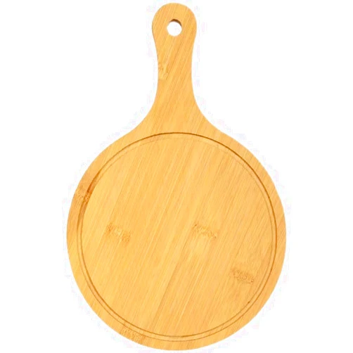 Star-Cheer Wood Pizza Peel, 8-12 Inch Round Charcuterie Board with Handle,Cutting Board Cheese Paddle Fruit Chopping Board Tray for Kitchen,RV, Camping, Home Baking,Pizza, Bread (12 Inches)
