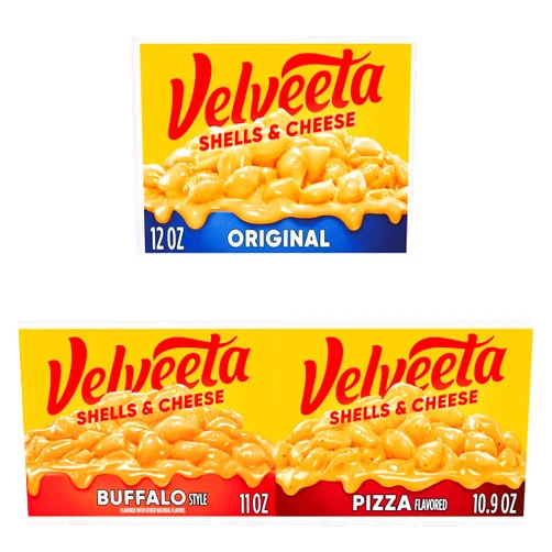 Velveeta Shells & Cheese Variety Pack - Original, NEW Buffalo & NEW Pizza