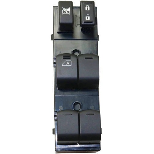 Garage-Pro Master Power Window Switch Replacement for Nissan Rogue 2008-2010 Black with Auto. Down 19-Prong Blade Male Terminal; Female Connector Replaces # DWS340, 25401JM00B